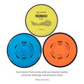 MVP Disc Sports 3-Disc Premium Disc Golf Starter Set (Colors and Models May Vary)