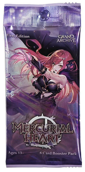 Grand Archive TCG Set 4 Mercurial Heart 1st Edition Booster Pack