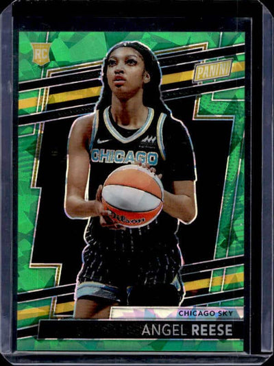 2024 Panini - The National VIP Gold Pack Angel Reese Green Cracked Ice /99 #RC10