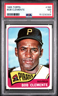 1965 TOPPS #160 BOB CLEMENTE PSA 7