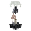 Cherry MX Black Clear Top Nixie 63.5g Linear PCB Mount Switch ( MX1A-61NW )