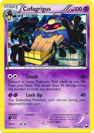 Cofagrigus (Cracked Ice Holo) (52/108) - Deck Exclusives Holofoil