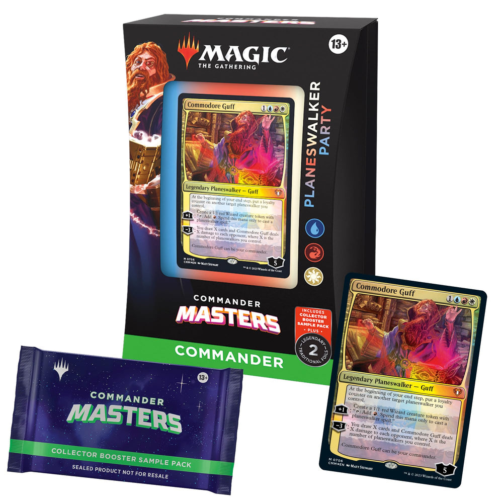 Magic The Gathering Commander Masters Commander Deck Planeswalker Party