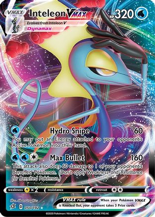 Inteleon VMAX (50/192) - SWSH02 Rebel Clash Holofoil