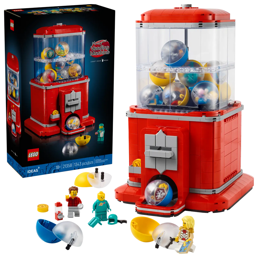 LEGO Ideas - Minifigure Vending Machine - Includes 16 Minifigures - #21358