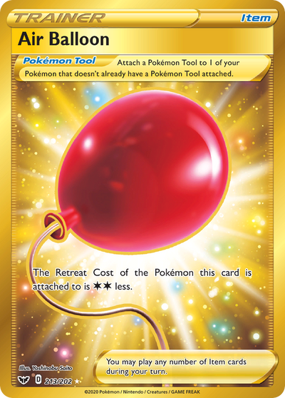 Air Balloon 213 202 Sword Shield Holofoil