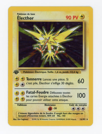 Zapdos — French|Rare|1st Edition|Holo — ID 17818