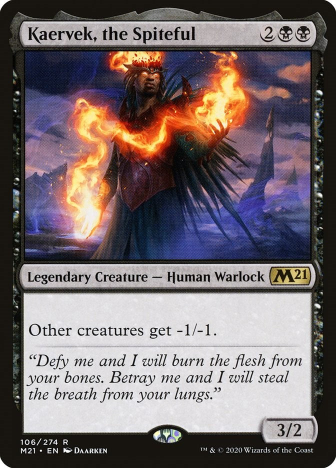 Kaervek, the Spiteful - 106 - (Core Set 2021)