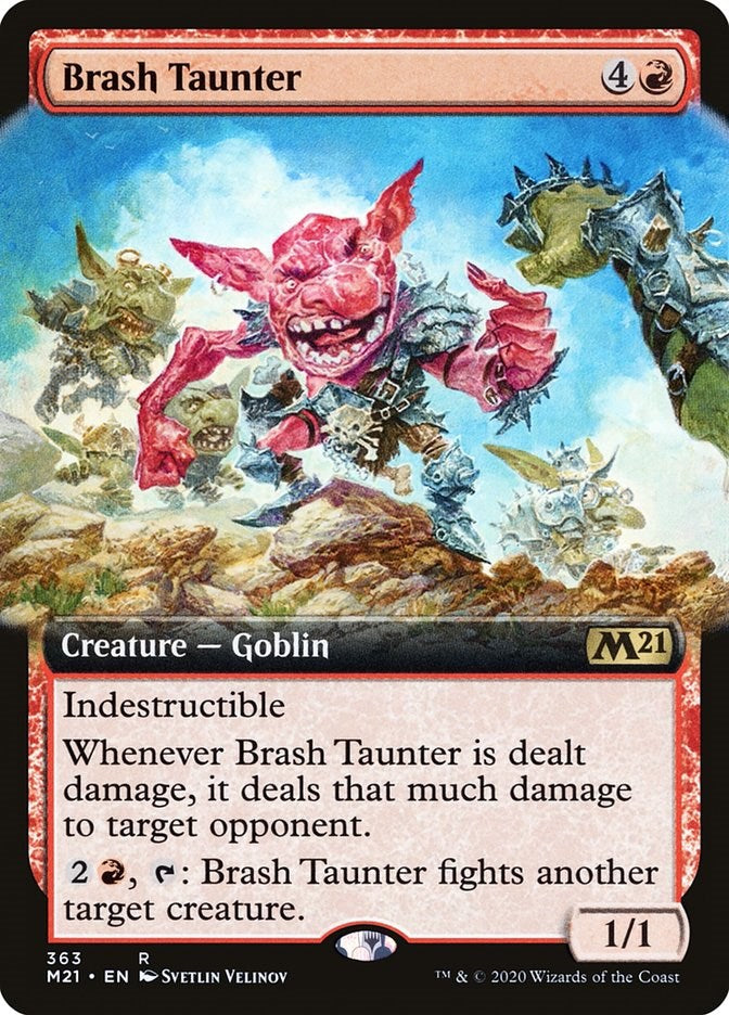 Brash Taunter (Extended Art) - 363 - (Core Set 2021)