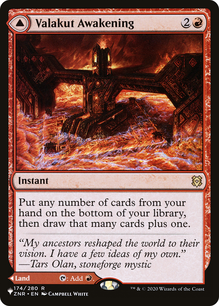 Valakut Awakening // Valakut Stoneforge (LIST-ZNR-174) - The List