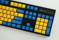 Leopold FC900R Yellow/Blue PD Double Shot PBT Black Case Mechanical Keyboard