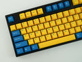 Leopold FC900R Yellow/Blue PD Double Shot PBT Black Case Mechanical Keyboard