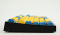 Leopold FC900R Yellow/Blue PD Double Shot PBT Black Case Mechanical Keyboard