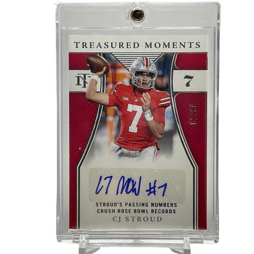 2022 Panini National Treasures Collegiate CJ Stroud #TM-CJS Autograph /99