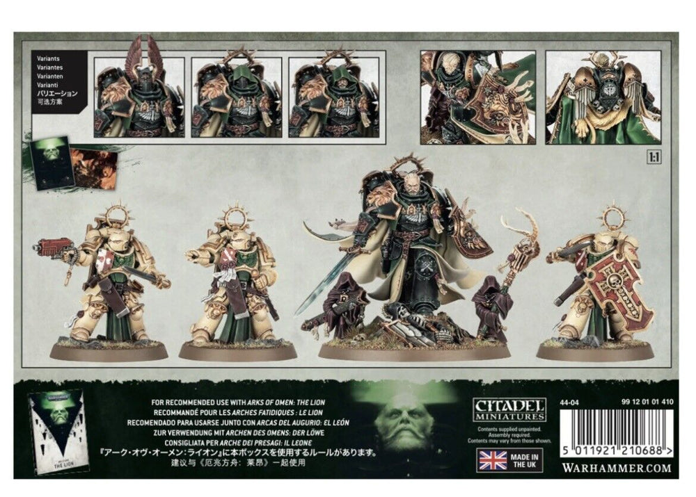Warhammer 40000 Dark Angels The Lion's Guard Lion El'Jonson and Retinue