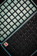 Tai-Hao Mint Blue THT Backlit 65 Key Double Shot PBT Low Profile Keycap Set