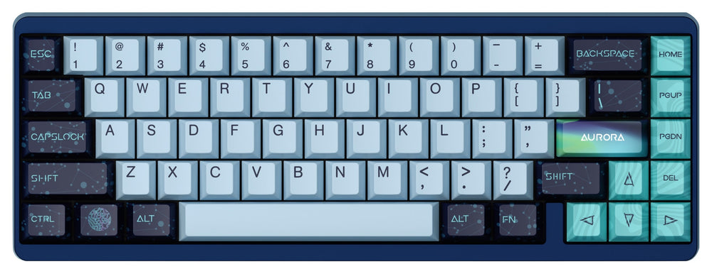 Varmilo Muse65 HE Aurora 8K Aluminum 65% RGB Keyboard