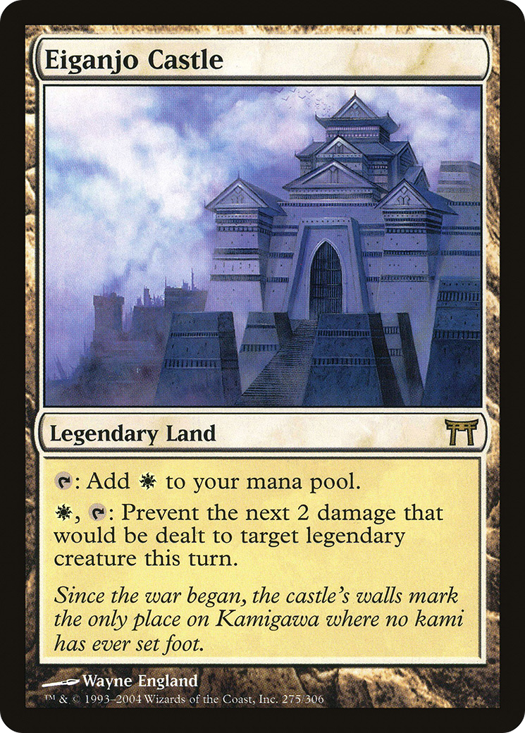 Eiganjo Castle (CHK-275) - Champions of Kamigawa Foil