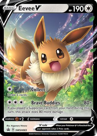 Eevee V (SWSH065/307) - SWSH Sword & Shield Promo Cards Holofoil