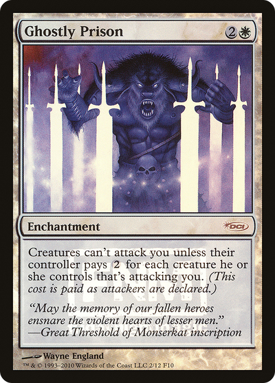 Ghostly Prison (FNM-002) - Friday Night Magic 2010 Foil