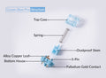 Akko Creamy Blue Pro V3 45g Tactile PCB Mount Switches 45 Pack