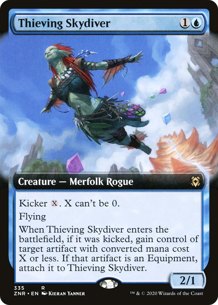 Thieving Skydiver (Extended Art) - 335 - (Zendikar Rising)
