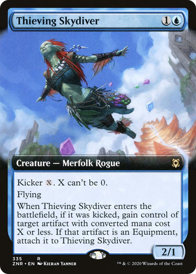 Thieving Skydiver (Extended Art) - 335 - (Zendikar Rising)