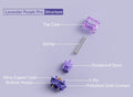 Akko Lavender Purple Pro V3 40g Tactile PCB Mount Switches 45 Pack