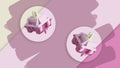 Akko Creamy Purple Pro 30g Tactile PCB Mount Switches 45 Pack