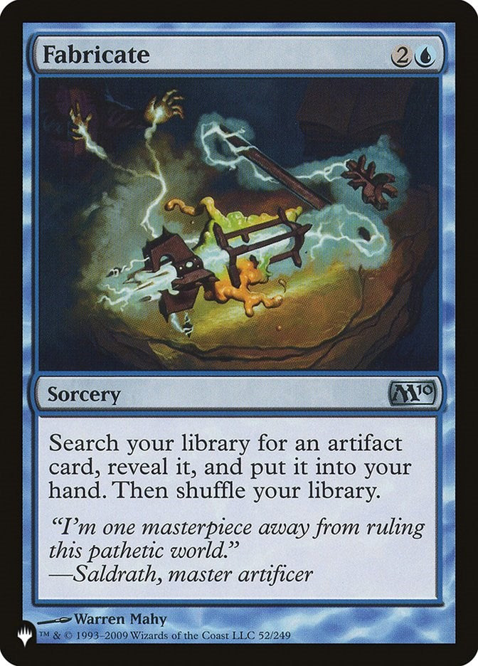 Fabricate [LIST - 52/249]