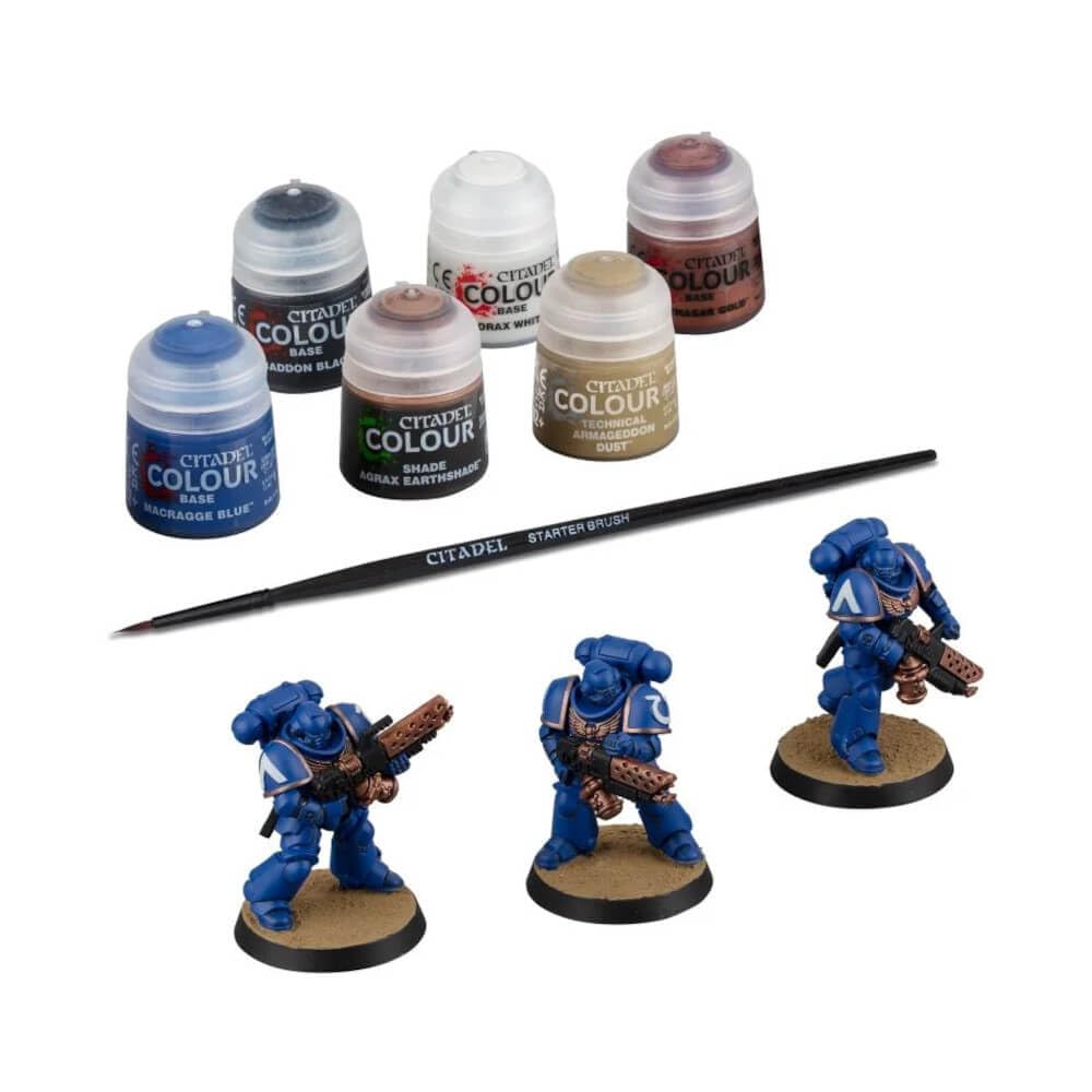 Warhammer 40000 Space Marines Infernus Marines and Paints Set