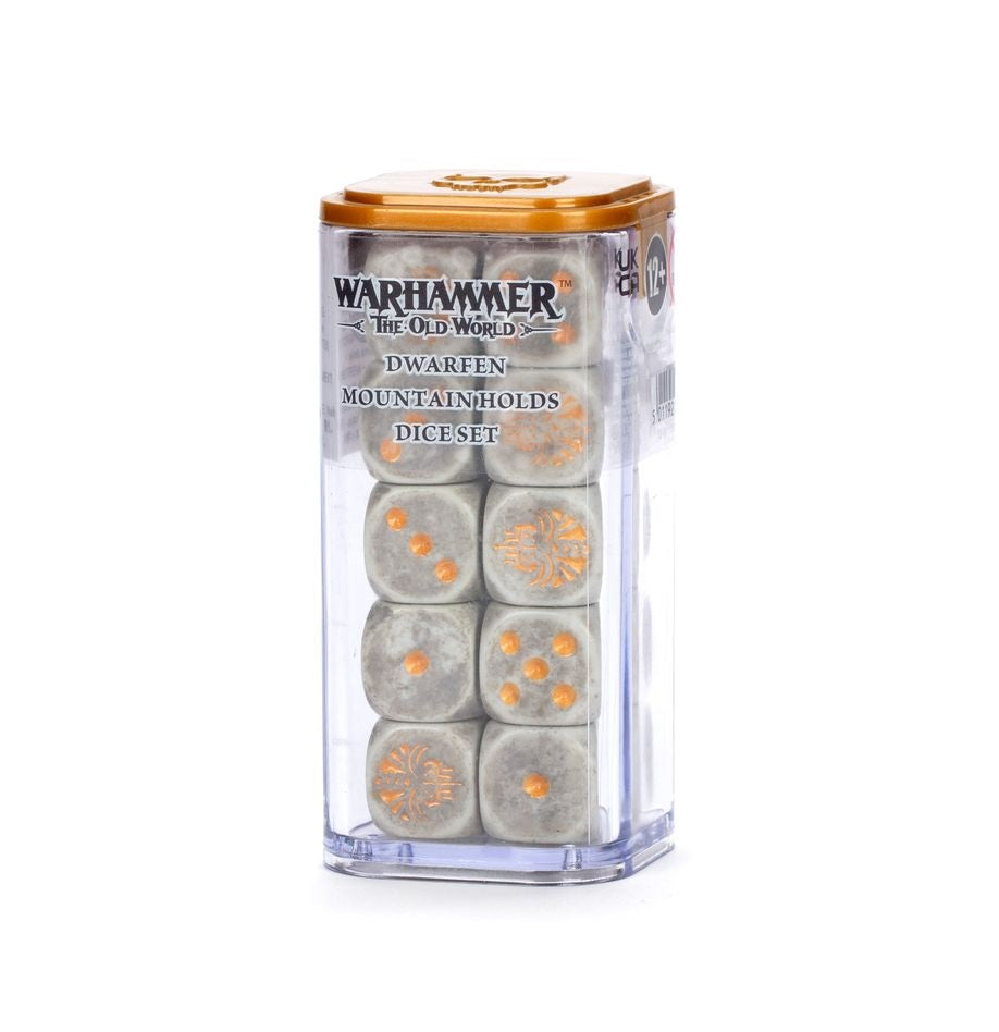 Warhammer The Old World Dwarfen Mountain Holds Dice Set