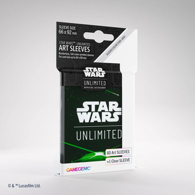 Gamegenic Star Wars Unlimited Art Sleeves Card Back Green