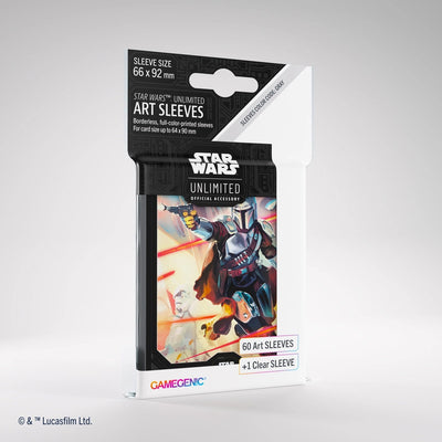 Gamegenic Star Wars Unlimited Art Sleeves Mandalorian