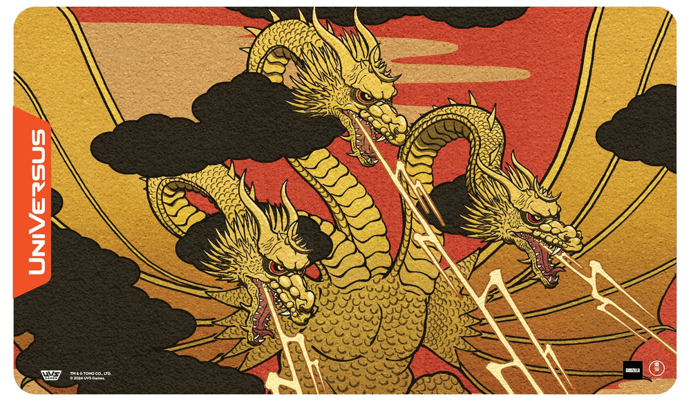 UniVersus CCG Godzilla King Ghidorah Playmat