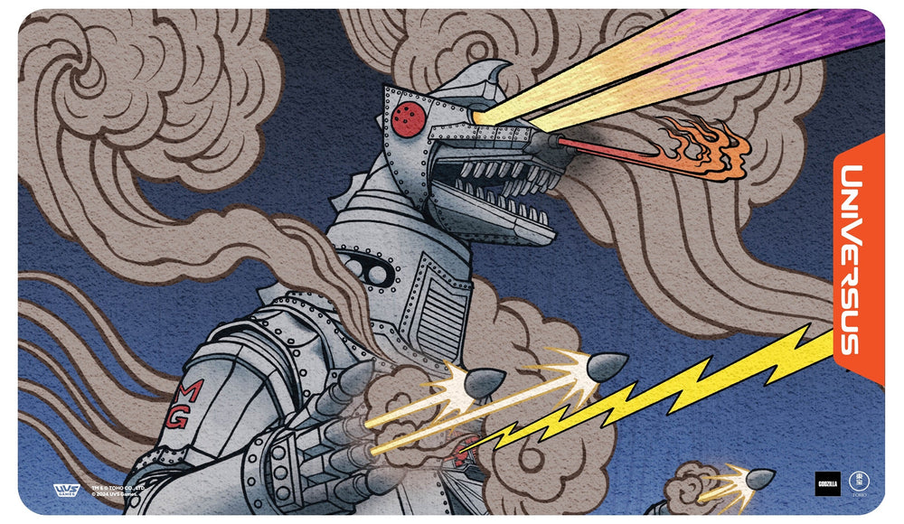 UniVersus CCG Godzilla Mechagodzilla Bionic Menace Playmat