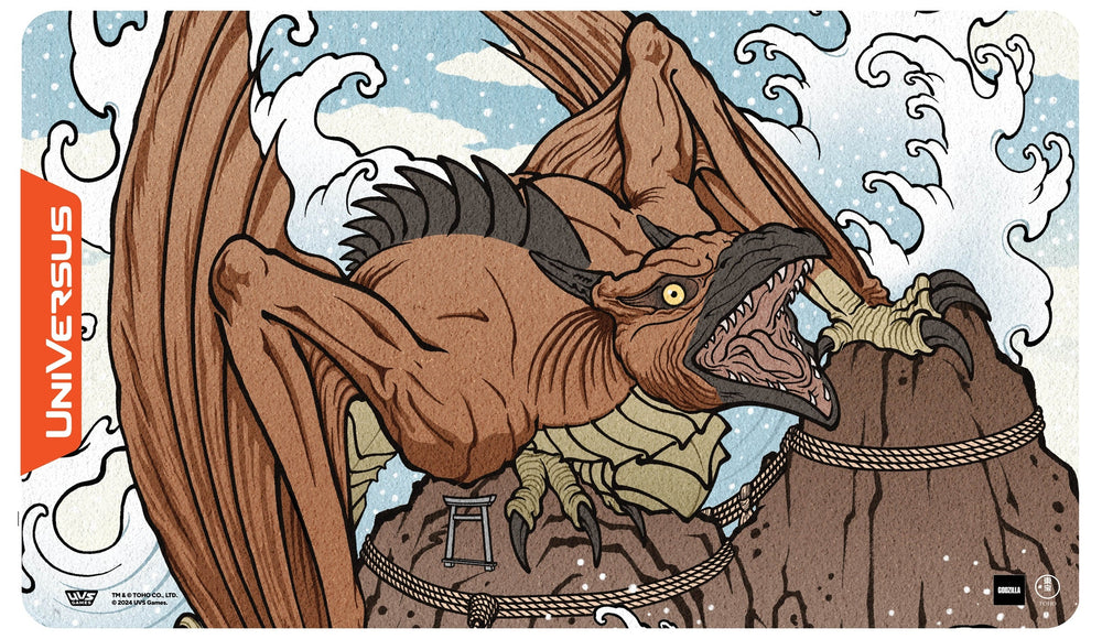 UniVersus CCG Godzilla Rodan Playmat
