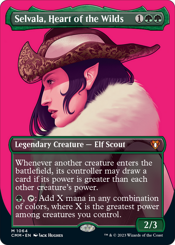Selvala, Heart of the Wilds (CMM-1064) - Commander Masters (Borderless) Foil
