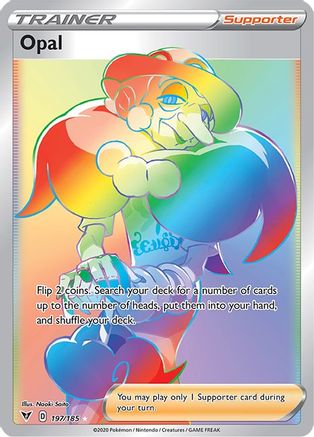 Opal (Secret) (197/185) - SWSH04 Vivid Voltage Holofoil