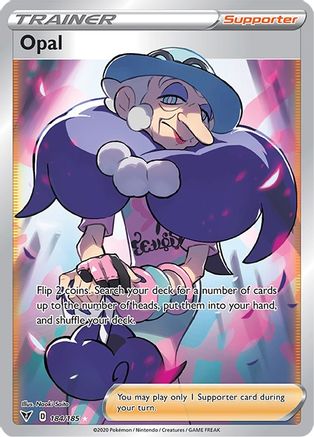Opal (Full Art) (184/185) - SWSH04 Vivid Voltage Holofoil
