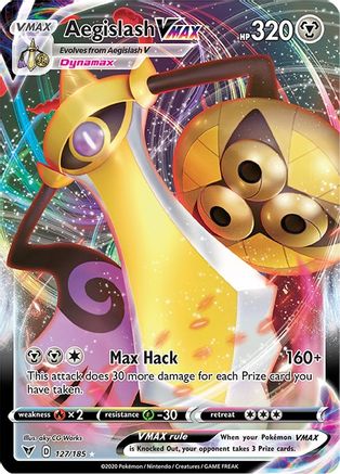 Aegislash VMAX (127/185) - SWSH04 Vivid Voltage Holofoil