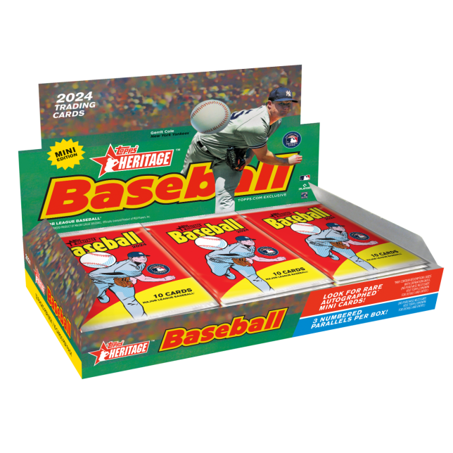2024 Topps Heritage Baseball Mini Box