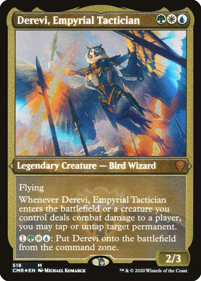 Derevi, Empyrial Tactician (Foil Etched) - 518 - (Commander Legends)