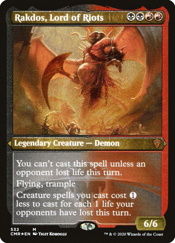 Rakdos, Lord of Riots (Foil Etched) - 532 - (Commander Legends)