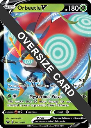 Orbeetle V Swsh078 Swsh078 Jumbo Cards Holofoil