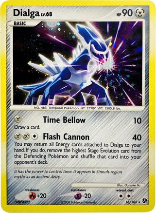 Dialga (Cosmos Holo) (16/106) Great Encounters - Deck Exclusives Holofoil