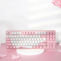 Varmilo VPM87 Sakura R2 TKL White LED EC Keyboard