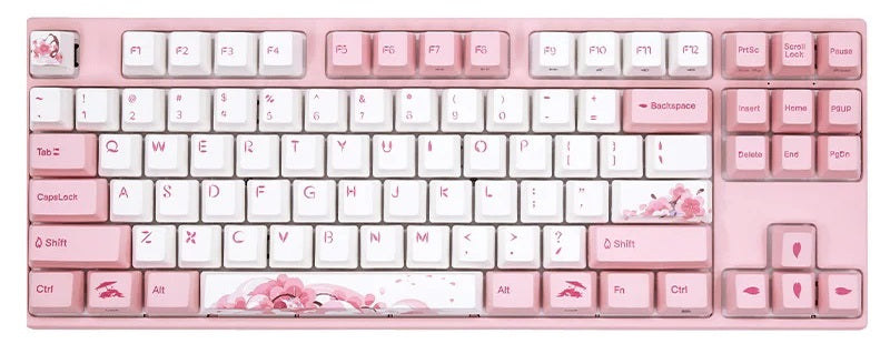 Varmilo VPM87 Sakura R2 TKL White LED EC Keyboard