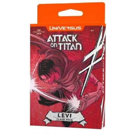UniVersus CCG Challenger Series Attack on Titan Battle for Humanity - Levi Ackerman Clash Deck