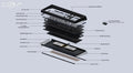 Meletrix Zoom98 Special Edition Barebones Wireless RGB Keyboard DIY Kit